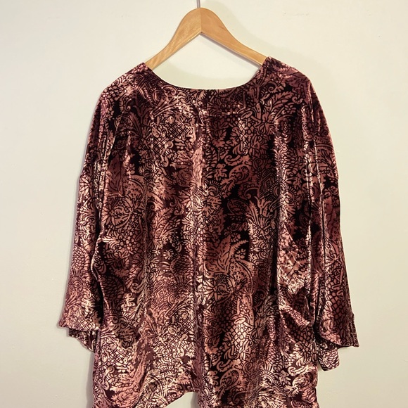 Plenty by Tracy Reece Velvet Drapey Cardigan - Picture 4 of 8